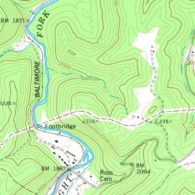 United States Geological Survey Alton, WV (1977, 24000-Scale) digital map