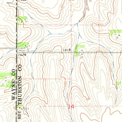 United States Geological Survey Altona NE, NE (1966, 24000-Scale) digital map