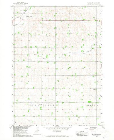 United States Geological Survey Altona NW, NE (1966, 24000-Scale) digital map