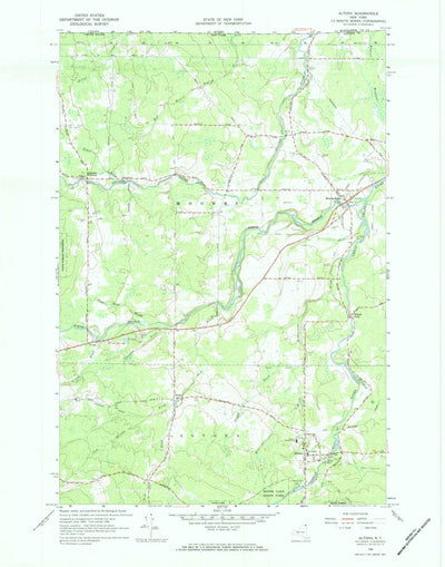 United States Geological Survey Altona, NY (1966, 24000-Scale) digital map