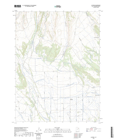 United States Geological Survey Altonah, UT (2023, 24000-Scale) digital map