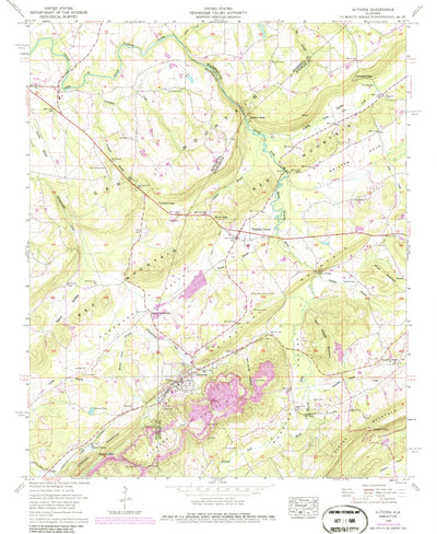 United States Geological Survey Altoona, AL (1958, 24000-Scale) digital map