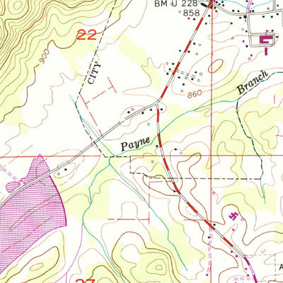 United States Geological Survey Altoona, AL (1958, 24000-Scale) digital map