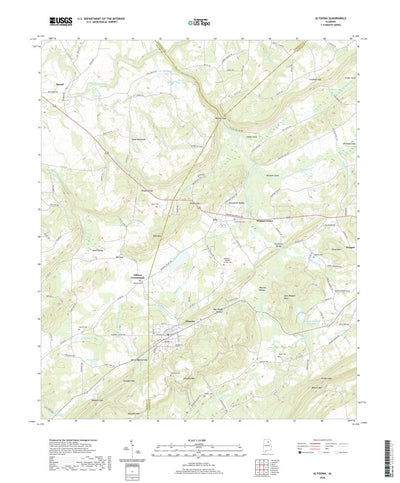 United States Geological Survey Altoona, AL (2020, 24000-Scale) digital map