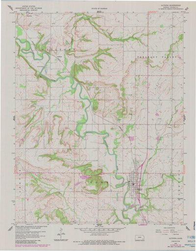 United States Geological Survey Altoona, KS (1959, 24000-Scale) digital map