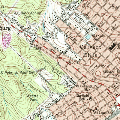 United States Geological Survey Altoona, PA (1963, 24000-Scale) digital map