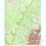 United States Geological Survey Altoona, PA (1993, 24000-Scale) digital map