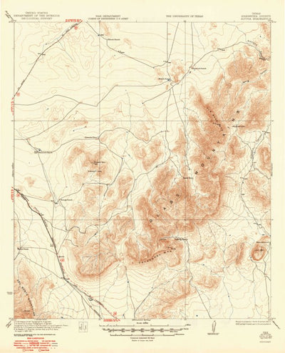 United States Geological Survey Altuda, TX (1923, 62500-Scale) digital map