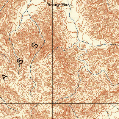 United States Geological Survey Altuda, TX (1923, 62500-Scale) digital map