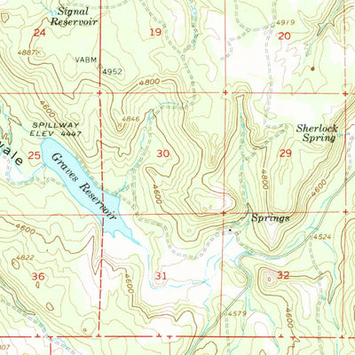 United States Geological Survey Alturas, CA (1961, 62500-Scale) digital map