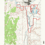 United States Geological Survey Alturas, CA (1993, 24000-Scale) digital map