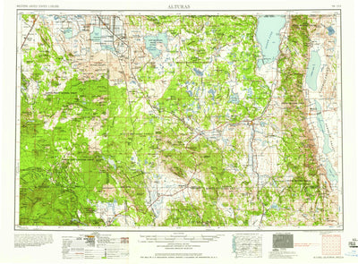 United States Geological Survey Alturas, CA-OR-NV (1958, 250000-Scale) digital map