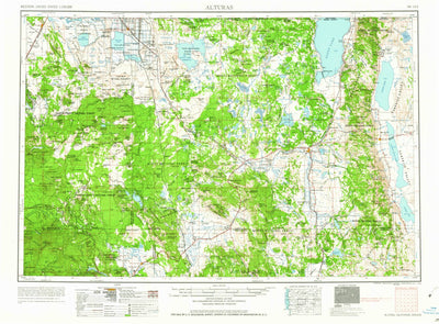United States Geological Survey Alturas, CA-OR-NV (1962, 250000-Scale) digital map
