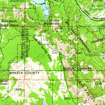 United States Geological Survey Alturas, CA-OR-NV (1962, 250000-Scale) digital map
