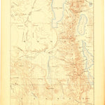 United States Geological Survey Alturas E, CA-OR-NV (1886, 250000-Scale) digital map