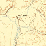 United States Geological Survey Alturas E, CA-OR-NV (1886, 250000-Scale) digital map