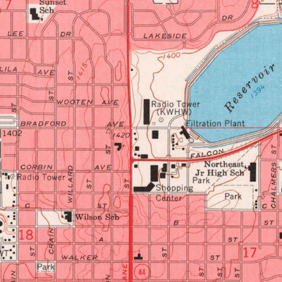 United States Geological Survey Altus, OK (1964, 24000-Scale) digital map