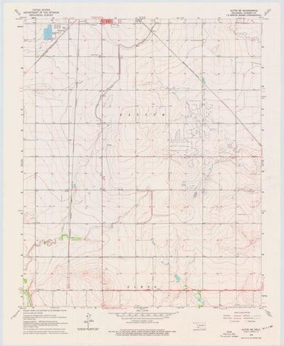 United States Geological Survey Altus SE, OK (1963, 24000-Scale) digital map