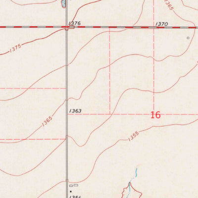 United States Geological Survey Altus SE, OK (1963, 24000-Scale) digital map