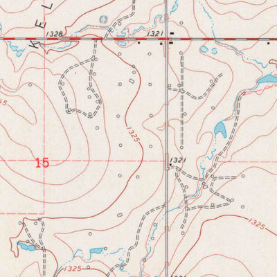 United States Geological Survey Altus SE, OK (1963, 24000-Scale) digital map