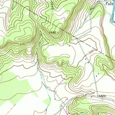 United States Geological Survey Alum Bank, PA (1971, 24000-Scale) digital map