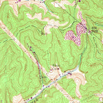 United States Geological Survey Alum Creek, WV (1958, 24000-Scale) digital map