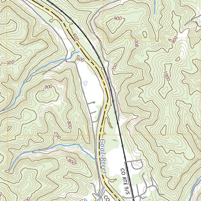 United States Geological Survey Alum Creek, WV (2023, 24000-Scale) digital map