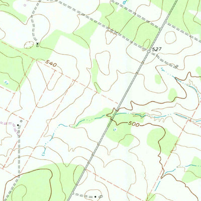 United States Geological Survey Alum, TX (1961, 24000-Scale) digital map