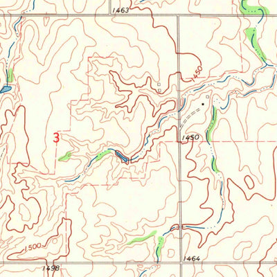 United States Geological Survey Alva NW, OK-KS (1969, 24000-Scale) digital map