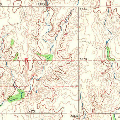 United States Geological Survey Alva NW, OK-KS (1969, 24000-Scale) digital map