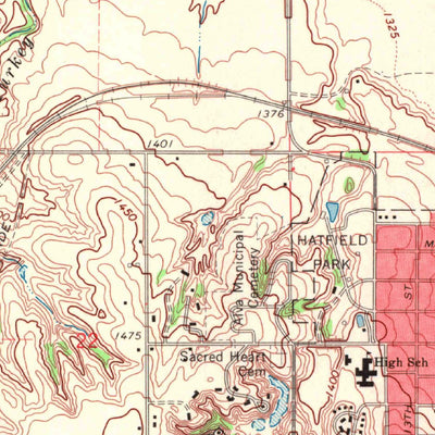 United States Geological Survey Alva, OK (1969, 24000-Scale) digital map