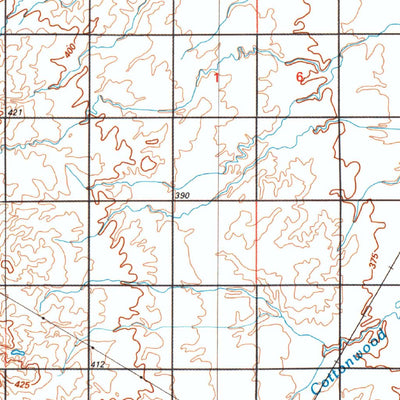 United States Geological Survey Alva, OK-KS (1990, 100000-Scale) digital map