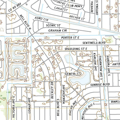 United States Geological Survey Alva SE, FL (2021, 24000-Scale) digital map