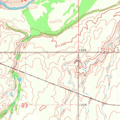 United States Geological Survey Alva SE, OK (1969, 24000-Scale) digital map