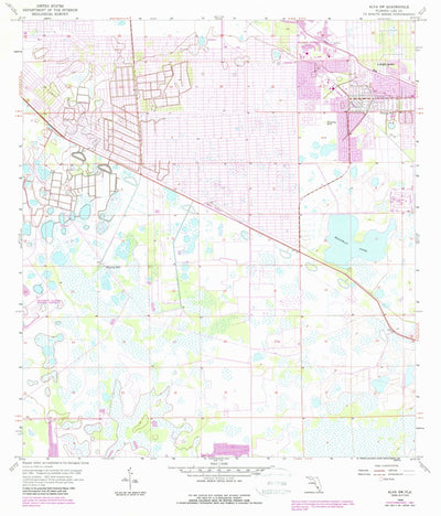 United States Geological Survey Alva SW, FL (1958, 24000-Scale) digital map