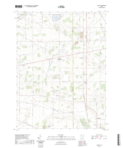 United States Geological Survey Alvada, OH (2023, 24000-Scale) digital map