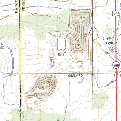 United States Geological Survey Alvada, OH (2023, 24000-Scale) digital map