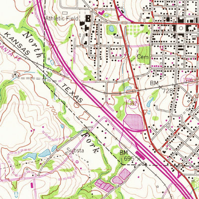 United States Geological Survey Alvarado, TX (1961, 24000-Scale) digital map