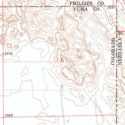 United States Geological Survey Alvin NE, CO-NE (1971, 24000-Scale) digital map