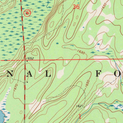 United States Geological Survey Alvin SE, WI (1970, 24000-Scale) digital map