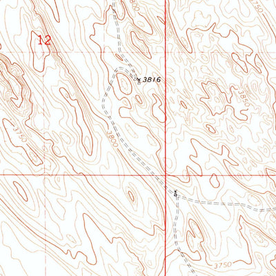 United States Geological Survey Alvin SW, CO (1971, 24000-Scale) digital map