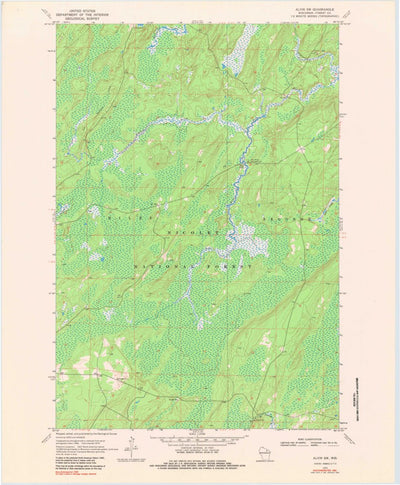 United States Geological Survey Alvin SW, WI (1970, 24000-Scale) digital map