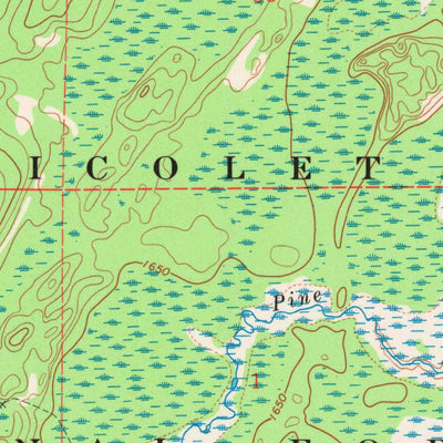 United States Geological Survey Alvin SW, WI (1970, 24000-Scale) digital map