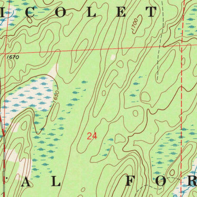 United States Geological Survey Alvin, WI (1970, 24000-Scale) digital map