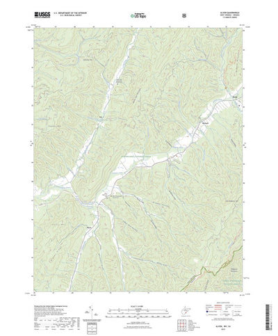 United States Geological Survey Alvon, WV (2023, 24000-Scale) digital map