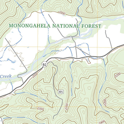 United States Geological Survey Alvon, WV (2023, 24000-Scale) digital map