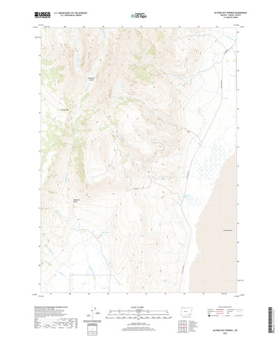 United States Geological Survey Alvord Hot Springs, OR (2020, 24000-Scale) digital map