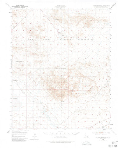 United States Geological Survey Alvord Mountain, CA (1948, 62500-Scale) digital map