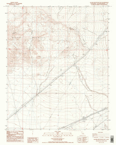United States Geological Survey Alvord Mountain East, CA (1986, 24000-Scale) digital map