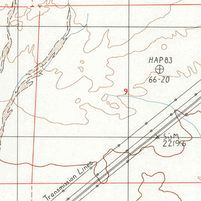 United States Geological Survey Alvord Mountain East, CA (1986, 24000-Scale) digital map